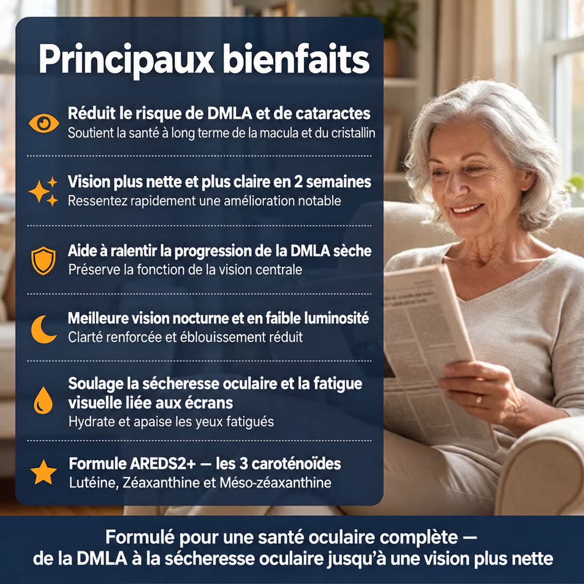 Vilarae 15-en-1 Formule Avancée pour les Yeux
